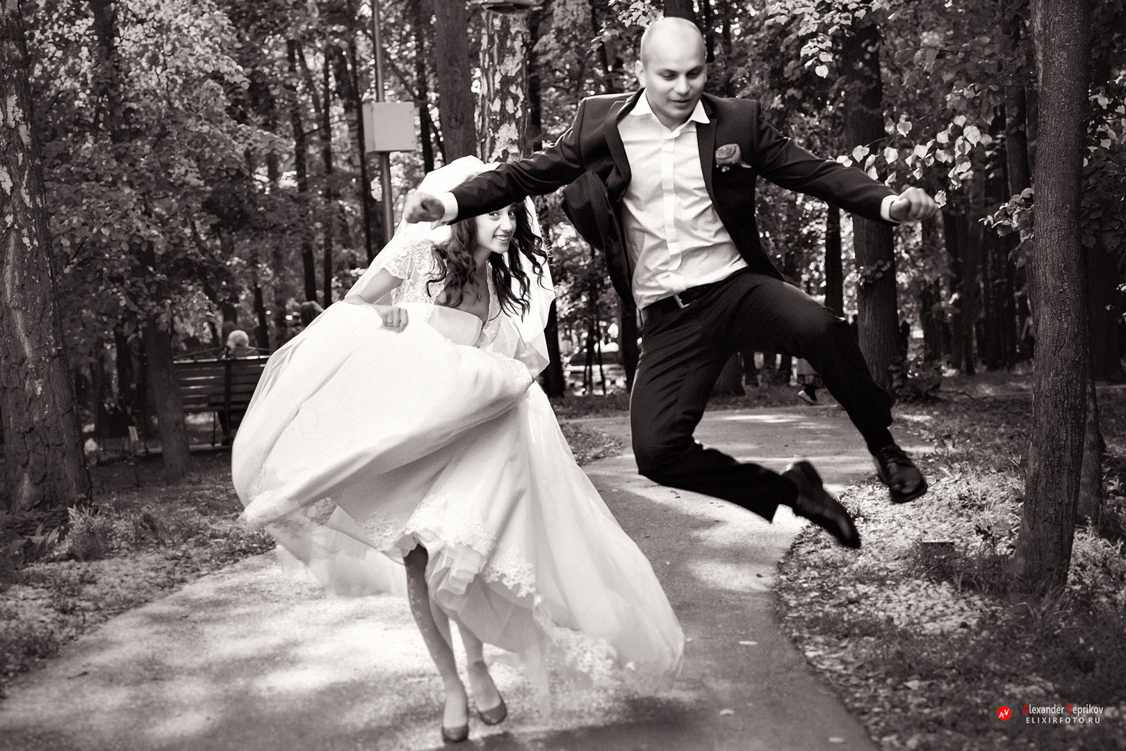 Свадебная фотосъемка черно-белая в Набережных Челнах и Елабуге